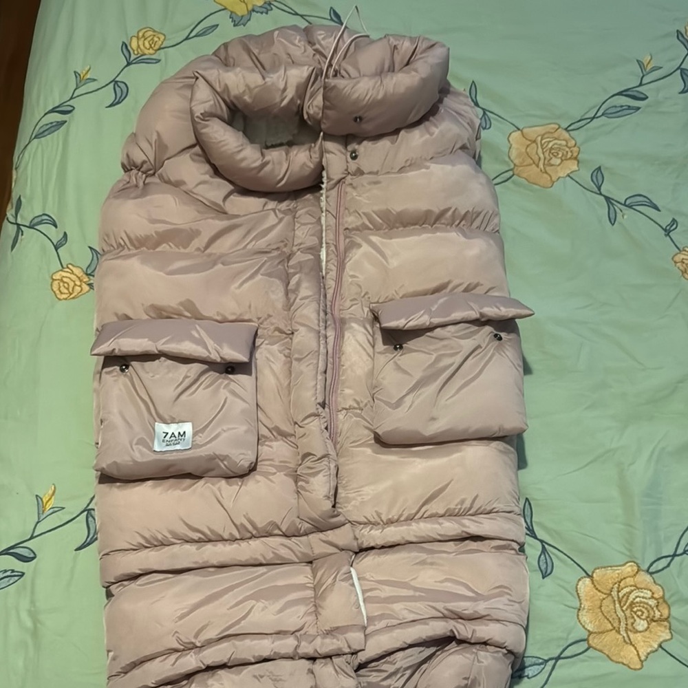 Kids Puffer Jacket - Tan